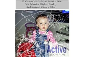 ACTIVE FILM XF 76cm x 6 Metre Window Safety film - Saftey & Security Glass Protection Film