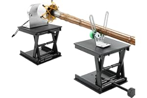 MBIYHGTA Kit de réparation de canne à pêche – Machine d'emballage de canne à pêche professionnelle pour séchage époxy, kit de construction de canne à pêche portable multifonctionnel efficace pour les pêcheurs