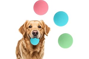 ASFWAGQ Hundeball 3 Stück Gummi Hundespielzeug Ball 4cm unzerstörbarer Gummiball für Training, hunde ball vesWelpen Katzen Interakti hundespielzeug kleine hunde welpen spielzeug hundeball unzerstörbar