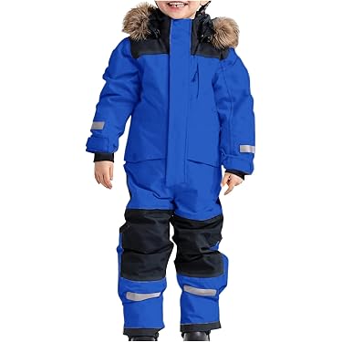 Pantalon De Neige Combinaison Garçon Wojcik - Taille 80 (12-18 Mois) - Bleu - Occasion Très Bon état