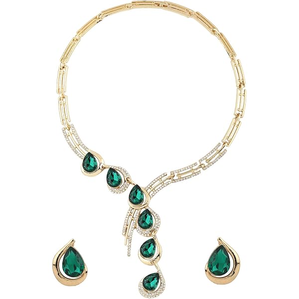 Buy Shining Diva Fashion Necklace Jewellery Set for Women Latest
