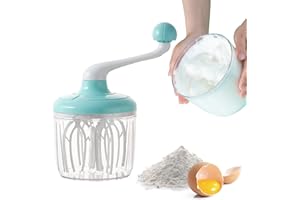 Erato Manuale Sbattitore per uova, Frusta per Uova Multifunzione, Crema per Uova Manuale Frusta Frusta per uova a casa 1100ML, Verde