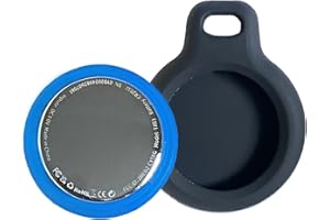 QCOQ Bluetooth Buscador de Objetos, Smart Air Tracker Tag Funciona con Buscar Apple (Sólo iOS, Android Not Supported), Rastreador Localizador para Carteras, Llaveros, Equipaje, Mascotas, Niños, Mayores