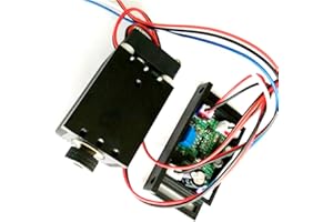 LCDRS-SHINE 9-12V einstellbar Laser 450nm 500mW blau Diode Laser Dot Modul / 30x30x55mm