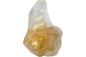 JANNI-SHOP-MINERALIEN Citrin Spitze (Amethyst gebrannt ) Natur gewachsen rein ohne Muttergestein klein ca. 35 mm (4680)