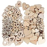 decoracion bodas de oro amazon ❥ El paquete incluye 400pcs corazones de madera para decoración en total, 200pcs de ellos son huecos y los otros 200psc son sólidos.