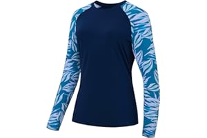 Bassdash T-Shirt de Protection Solaire UV UPF 50+ pour Femme à Manches Longues pour la pêche, la randonnée, la Performance