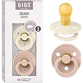 Bibs Colour İkili Kau&ccedil;uk Emzik- Ivory/Blush 18+ Ay