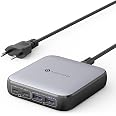 Caricatore Rapido GaN 65W Con 3 Porte USB C – Qackenm, Per MacBook, IPhone 16/15, IPad, Galaxy S24 E Steam Deck