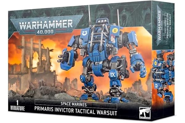 Games Workshop Warhammer 40k - Space Marine Primaris Invictor Tactical Warsuit 48-98 Noir