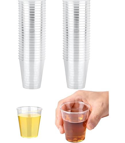 50 Stuks Borrelglaasjes Plastic, 30 Ml 3 Cl Borrelbekers Van PS Materiaal Plastic Bekers Klein Voor Gebak Reuenie Cocktailparty 2113685675