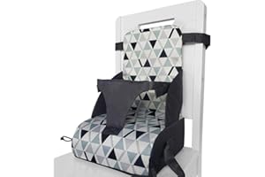 WINBST Rehausseur, chaise haute pour les déplacements, flexible amovible, siège enfant portable pour la maison et les déplacements