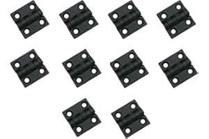 HEGAPRO Kunststoffscharnier 50x50mm Klappscharnier Scharnier Anschraubscharnier Scharniere für Garten, Boot oder Maschinenbau. Diese Scharniere sind vielseitig einsetzbar. 10 Stück