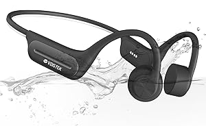 Voistek Schwimmen Knochenschall Kopfhörer - Open Ear Bluetooth Sport Kopfhörer mit MP3-Player 32GB - IP68 Unterwasser Wasserdicht & Kabellos für Schwimmen, Laufen und Outdoor-Aktivitäten