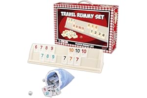 STAR OYUN ALETLERI Unbekannt Star Travel Rummy Set Kunststoff Stein leicht stabil Reisespiel Reise Okey TAKIM