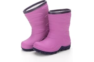 EUXTERPA Thermo Wasserdichte Kinder gummistiefel Anti-Rutsc Mädchen Stiefel Junge Warme Schuhe