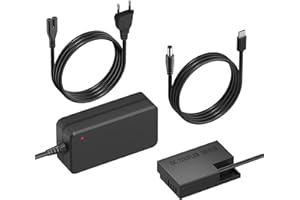 Mspalocell LP-E18/LP-E17 atrapa baterii, zasilacz sieciowy ze złączem baterii do Canon EOS Rebel SL2 SL3 T6i T6S T7i T8i 200D II 250 X9i