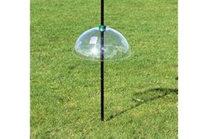 garden mile Grand Universel 40cm Transparent écureuil Baffle écureuil étanche Mangeoire Oiseaux Accessoire