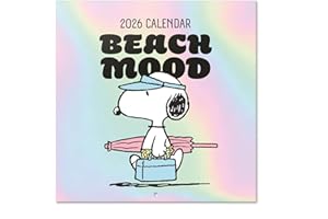 Grupo Erik: Calendario 2026 da Muro Snoopy Gadget | Calendario geniale 2026-30x30cm, Planner 2026 - Mensile da Parete