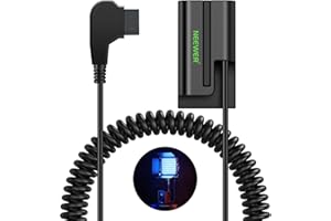 NEEWER D Tap zu NP-F550 Batterie Attrappe mit Kabel für V Mount Akku Stabile Stromversorgung für RGB660 RGB1200 RGB168 BH20B LED Videolicht F500 F400 F100 Kompatibel mit Atomos Ninja Monitor, VP-F550