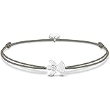 Thomas Sabo Damen Stoffarmband Grün Little Secret Engel 925 Sterling Silber LS037-401-5-L20v