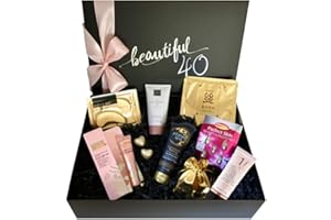 BIRTHDAY BEAUTYBOX birthday beauty box „beautiful 40 - Gold & Caviar“ - Luxus-Geschenkbox zum 40. Geburtstag für Frauen