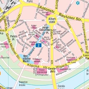 Freytag Berndt Stadtpläne, Dresden, City Pocket + The Big Five, wasserfest - Maßstab 1:10.000