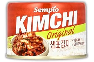 Kimchi in Scatola Sempio (Originale, 160g) - Autentico Cavolo Cappuccio Coreano in Scatola. Vegano, Non OGM