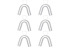 KCRNW 6 Pcs Teeth Whitening Mouth Trays Moldable Teeth Mould Guards Thermoplastic Trays Reusable Dental Oral Care Tray Kit for Whitening Bleaching Grinding Protecting Sleeping at Night