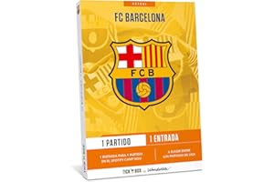 Tick&Box - Caja Regalo - FC Barcelona - 1 Partido - 1 Entrada en el Spotify Camp NOU - A Elegir Entre los Partidos de Liga - Idea Regalo Original Hombre