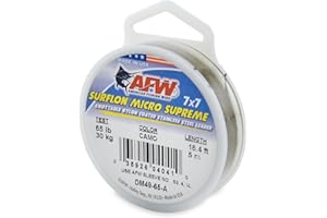 American Fishing Wire Surflon Micro Supreme Nylon Coated 7x7 Stainless Steel Leader Wire