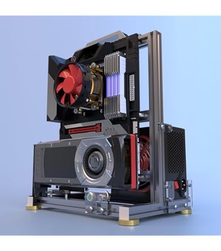 PCケース(自作PC用) ZEAGINAL ZC-09 ZEAGINAL ZC-09 MATX/ITX open computer case，Both sides of