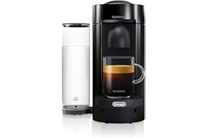 Nespresso Vertuo ENV150B macchina per espresso di De Longhi, colore Ink Black, capsule Vertuo System, Nero