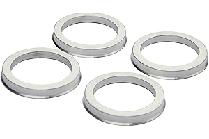 DCVAMOUS Alloy Aluminum Hub Centric Rings 108 to 100, Set of 4 - Performance Spigot Hubrings fit 100mm Vehicle Hub and 108mm Wheel Center Bore Compatible with Nissan 6 Lug Aftermarket Rims