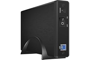 ‎ICY BOX ICY BOX externes Gehäuse für 1x 3,5 Zoll Festplatte, USB 3.0 Anschluss (UASP), SATA-III (6 Gbit/s), Aluminium, IB-377U3