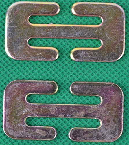 2x Gated Buckle Locking Clip Car Seat Belt Safety Harness Baby Child Kid S