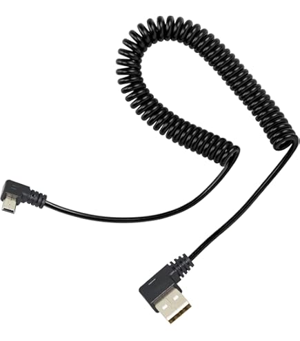 Câble USB Vers MICRO USB 150cm Coudé Droite