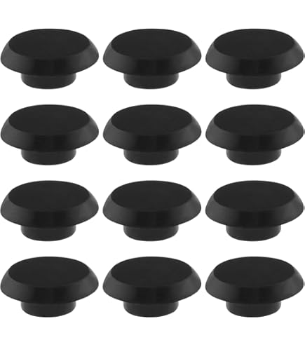 DOJA INDUSTRIAL | Schroefdoppen | Zeshoekige vorm | Grootte: M10 | PACK 100 |Materiaal: nylon moerdop | Kleur Zwart | Gebruik: Beschermkap voor moeren | Hex schroefdop