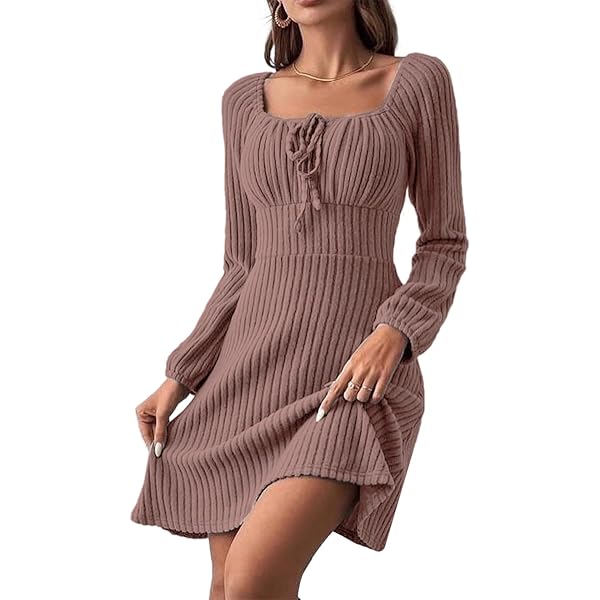 Herfst Winter Dames Lange Mouw Print Elegante V-hals Casual A-lijn Knielange Hoge Taille Jurk kopen vanaf een prijs van 15