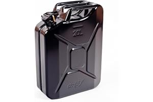 Oxid7® Tanica di carburante metal da 20 litri, approvata dall'ONU | Tanica di carburante adatta per benzina, diesel e bioetanolo | Made in Europe