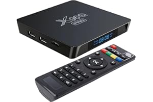 VHXSIN Android TV Box adapté pour X96Q Pro 2 Go/16 Go boitier Android TV 4K HD Disponible pour X96Q Pro Mini Box Lecteur multimédia Double WiFi