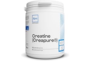Créatine 100% Pure | Créatine monohydrate Creapure • Prise Masse Musculaire& Force • Musculation Homme • Complément idéal à la Whey Protéine | Nutrimuscle | 150 g