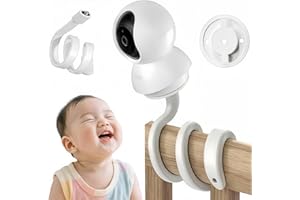 COZERI Support Flexible pour Moniteur de bébé, compatibles avec TP-Link Tapo Pan/Tilt C200/C210/C211/C212/C220/C225, Support Flexible pour babyphone, Surveillance intérieure, Accessoires de caméra
