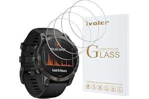 VGUARD 4 sztuki folii ochronnej na ekran do Garmin Fenix ​​​​E 47 mm/Garmin Fenix ​​​​7 Pro/Fenix ​​​​7 47 mm/Fenix ​​​​6X Pro/Fenix ​​​​6X 51 mm/Forerunner 265 46 mm / 735/735 XT