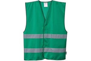 Portwest Chaleco Iona, Tamaño: L/XL, Color: Verde botella, F474BGRL/XL