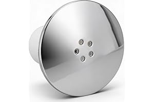 BEWINNER Prysznic Pokrywa Odpływu Taca, Osłona Odpływu Kabiny Prysznicowej, Wymienna Obróbka Chromianowa Szybki Przepływ, Plastikowa Pułapka na Odpady Pokrywa Otworu Zatyczki