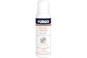 Urgo - Filmomousse Nourrissant 125 ML - Crème en mousse relipidante pour les pieds secs à très secs qui nourrit intensément et réduit les rugosités - Sans effet gras ni collant