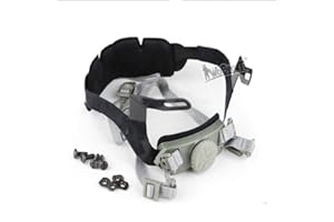 WarmHeartting Sangle de Suspension pour Casque Tactique Airsoft avec Mentonnière Accessoires Casque Airsoft