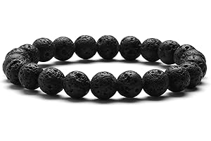 J.Fée 8MM Edelstein Armband,Naturstein Armband Heilsteine Armband Perlenarmband Damen Perlen Armband Perlenarmband Herren Perlen Schmuck Armbänder Perlen Modeschmuck Für Frauen,Mädchen,Herren
