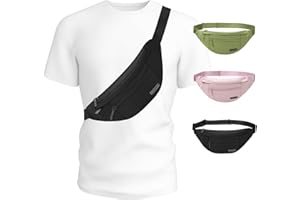 MAXTOP Borsa per vita per donne e uomini - Borsa alla vita impermeabile per cellulare, campeggio, trekking, fitness e ciclismo - Regalo